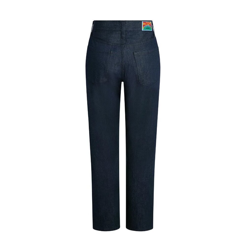 Daily Blue Boost in Nite Jeans Womens 31 Dark Indigo High Rise Straight Leg NWT - Picture 2 of 13